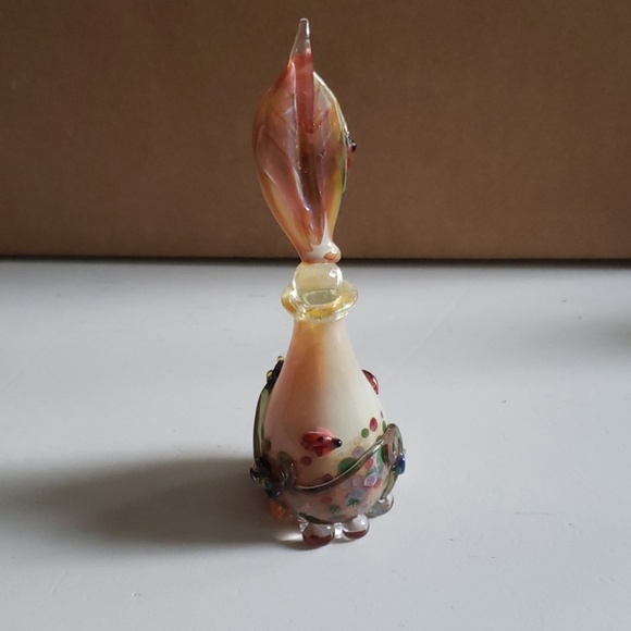 Blown Glass Ladybugs Vase with Removable Top - Picture 4 of 7